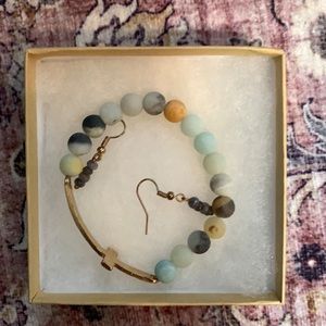 Earrings and Bracelet